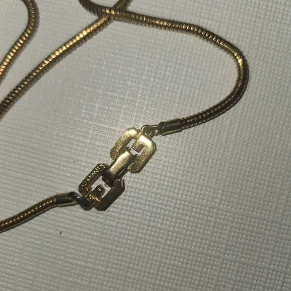 GivenchyVintage Crystal Pendant Necklace - Picture 4 of 7